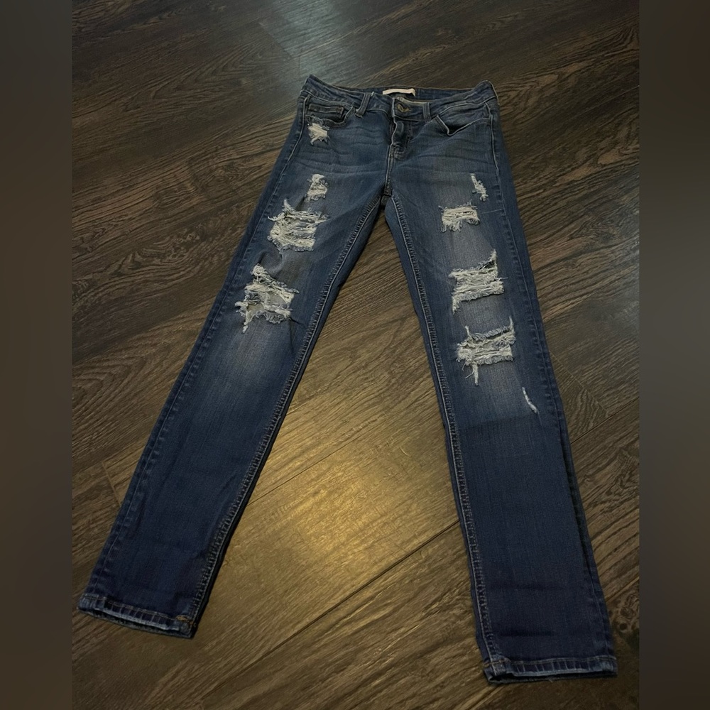 Willow & Root Mid-Rise Ankle Jeans